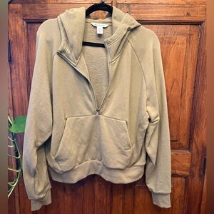 Athleta forever fleece 1/2 zip hoodie